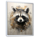 Mischief Raccoon Portrait - Raccoon Wall Decor
