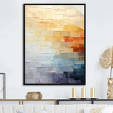 Minimalism Colors In Harmony - Landscapes Canvas Wall Art