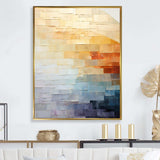 Minimalism Colors In Harmony - Landscapes Canvas Wall Art