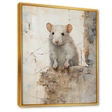 Minimalism Squeaky Rodent - Rodent Living Room Wall Art
