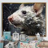 Squeaky Rodent Painting - Rodent Canvas Wall Art