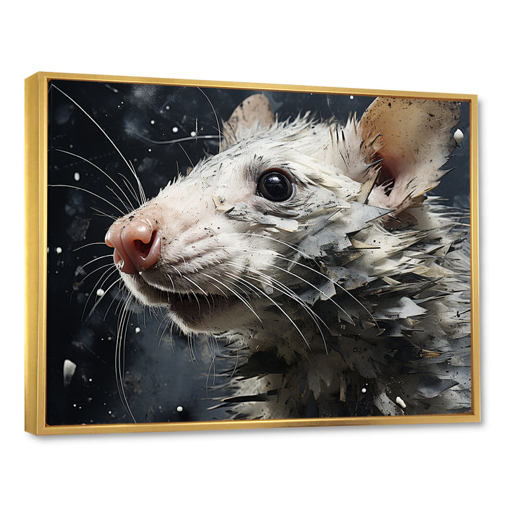 Squeaky Rodent Painting - Rodent Canvas Wall Art