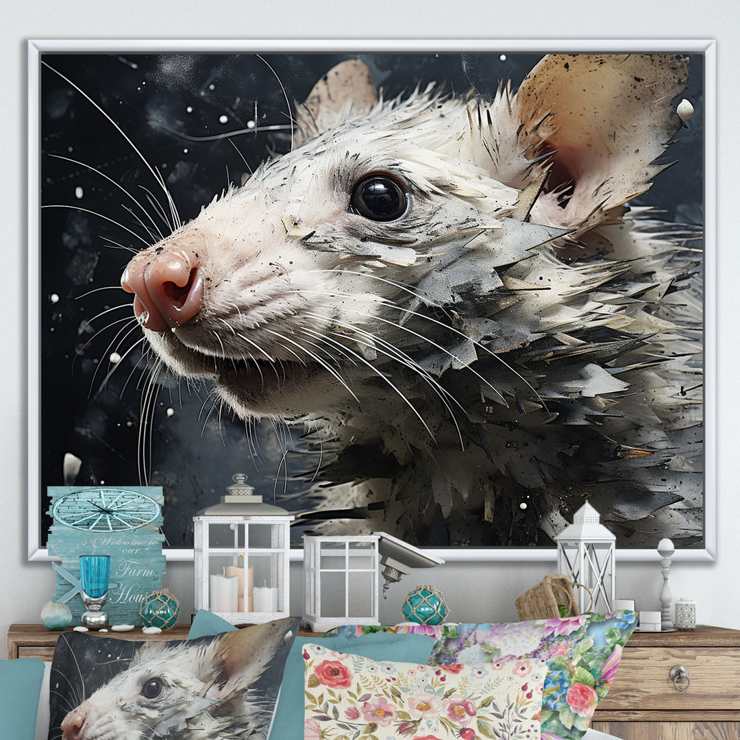 Squeaky Rodent Painting - Rodent Canvas Wall Art