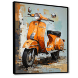 Scooter Escape - Scooter Canvas Wall Art