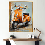 Scooter Escape - Scooter Canvas Wall Art