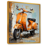 Scooter Escape - Scooter Canvas Wall Art