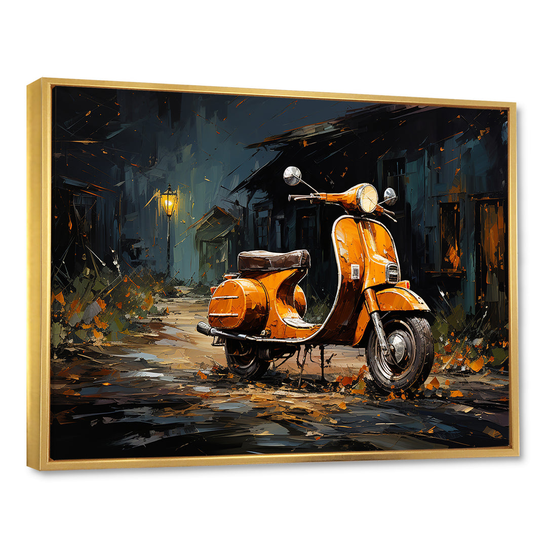 Scooter Adventures - Scooter Canvas Wall Art