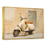 Vintage Scooter Adventures - Scooter Canvas Wall Art