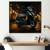 Scooter Serenity City Adventure - Scooter Canvas Wall Art