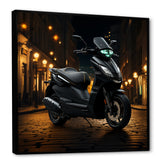 Scooter Serenity City Adventure - Scooter Canvas Wall Art