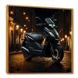 Scooter Serenity City Adventure - Scooter Canvas Wall Art