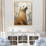 Magnificent Sea Lion - Sea Lion Canvas Wall Art