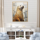 Magnificent Sea Lion - Sea Lion Canvas Wall Art