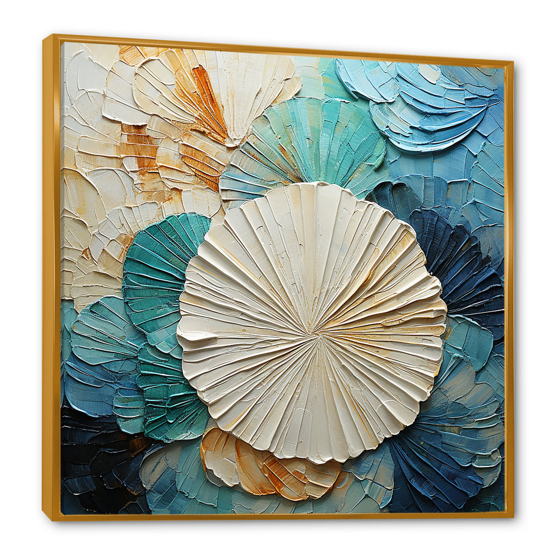 Coastal Mosaic Sea Creatures - Seashell Wall Art Prints