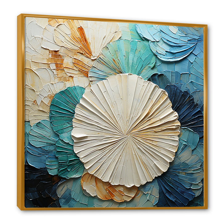 Coastal Mosaic Sea Creatures - Seashell Wall Art Prints