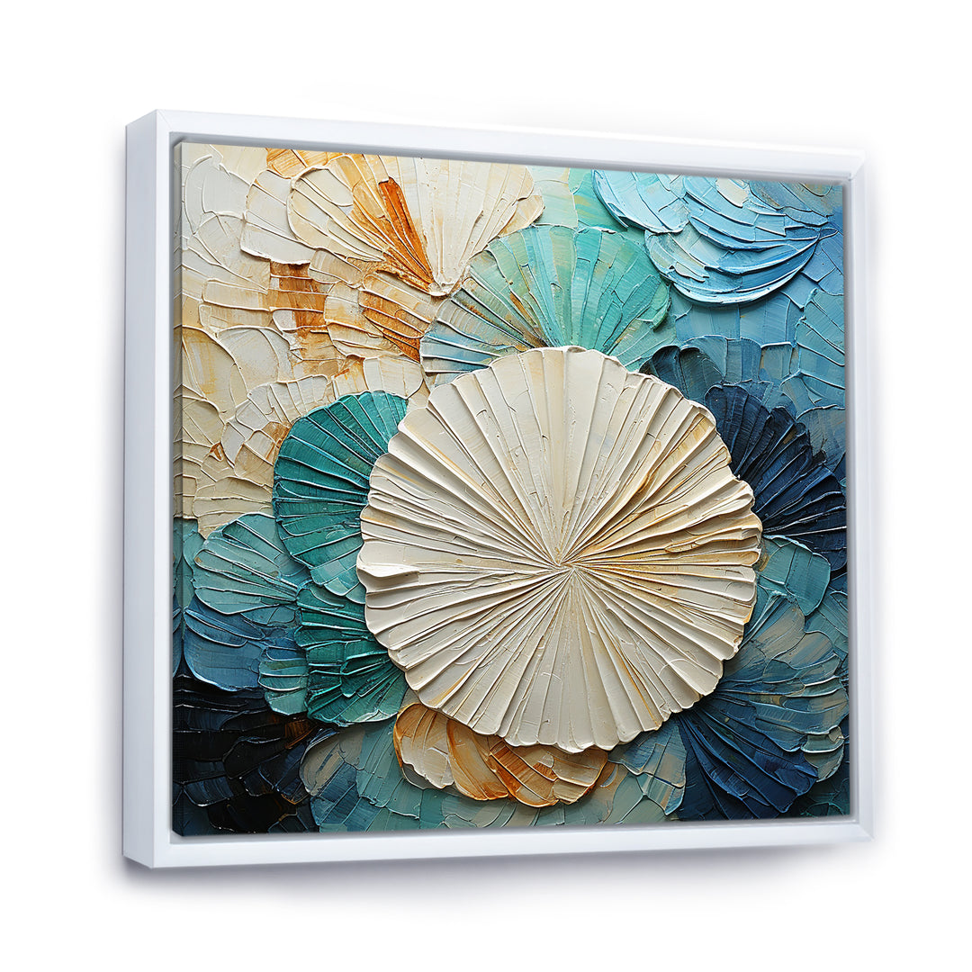 Coastal Mosaic Sea Creatures - Seashell Wall Art Prints