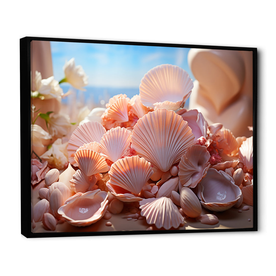 Romanticism Seashells - Seashell Canvas Wall Art