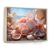 Romanticism Seashells - Seashell Canvas Wall Art