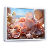 Romanticism Seashells - Seashell Canvas Wall Art