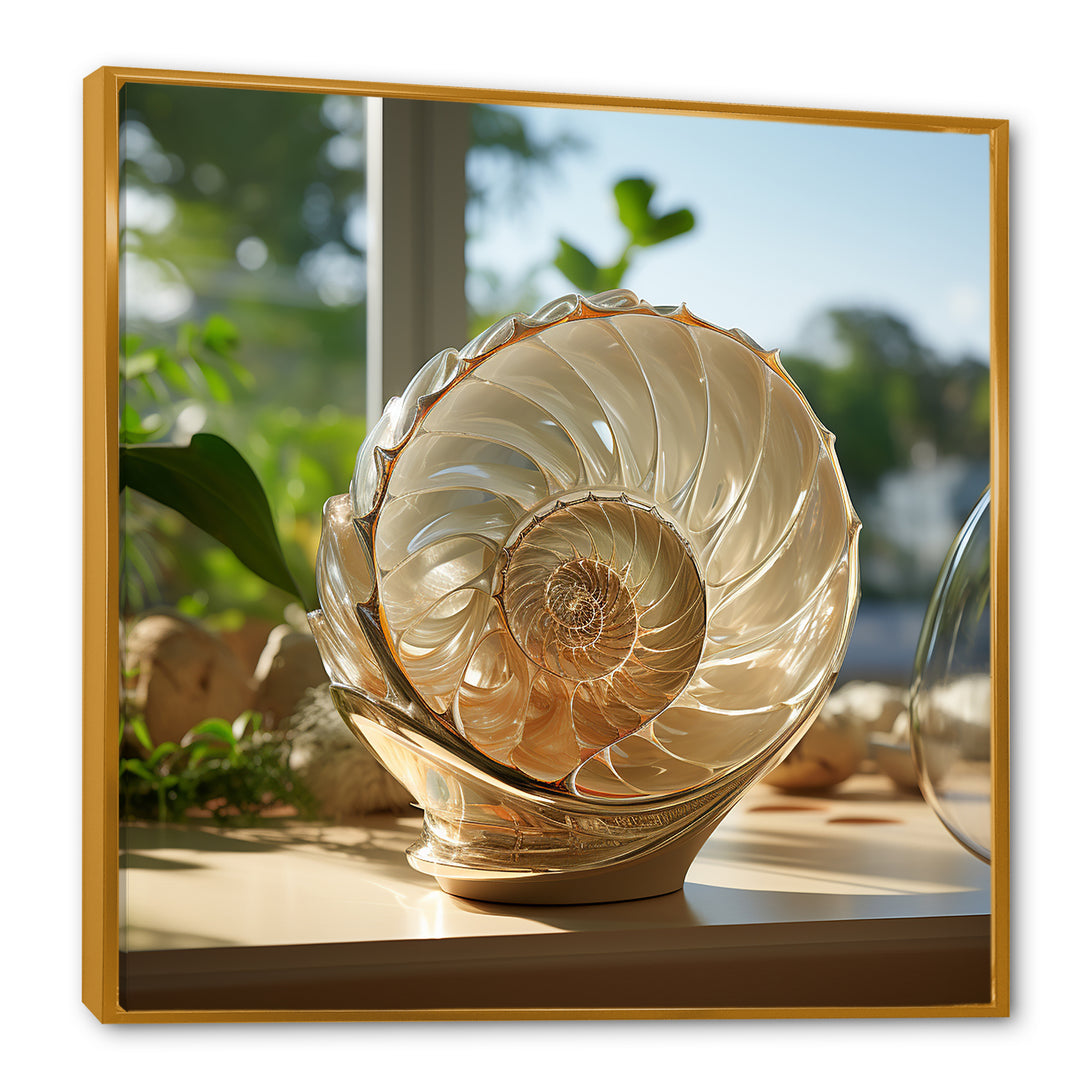 Seashell Treasures Vase - Seashell Wall Art Prints