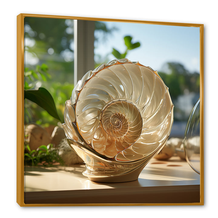 Seashell Treasures Vase - Seashell Wall Art Prints
