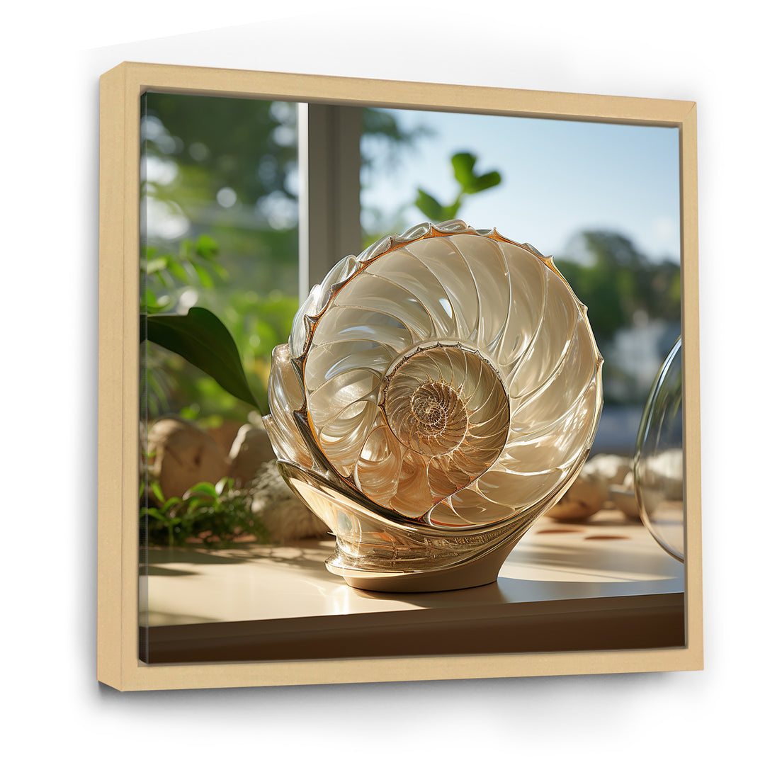 Seashell Treasures Vase - Seashell Wall Art Prints