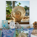 Seashell Treasures Vase - Seashell Wall Art Prints
