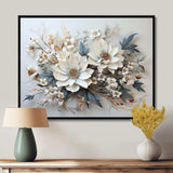 Seasonal Flowers Charm In Winter I - Floral Canvas Wall Art