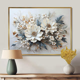 Seasonal Flowers Charm In Winter I - Floral Canvas Wall Art