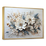 Seasonal Flowers Charm In Winter I - Floral Canvas Wall Art