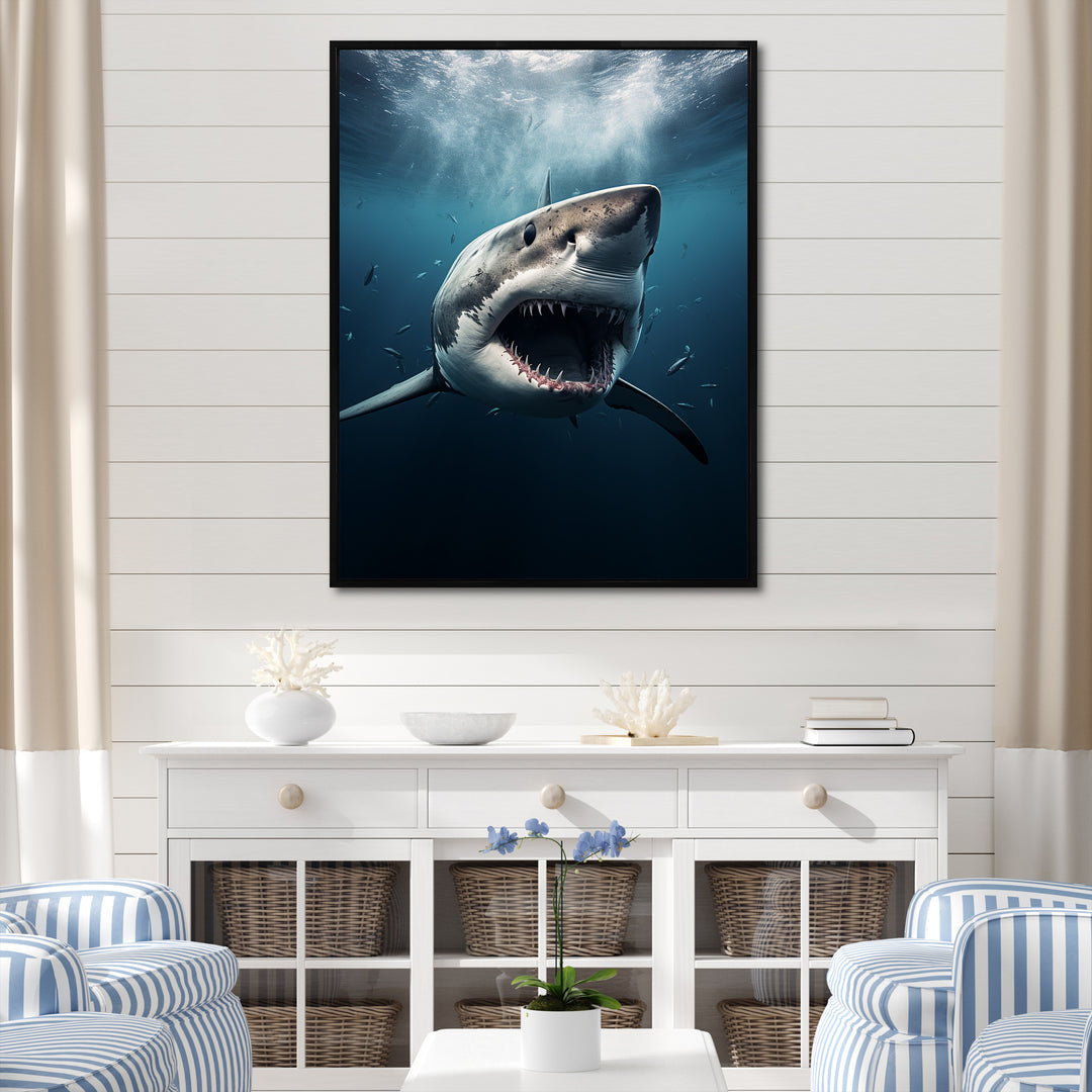 Blue Shark Apex Predator Photo - Blue Shark Wall Art