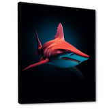 Red Shark Photo Haven - Shark Home Decor Art