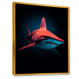 Red Shark Photo Haven - Shark Home Decor Art
