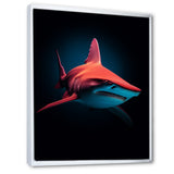 Red Shark Photo Haven - Shark Home Decor Art