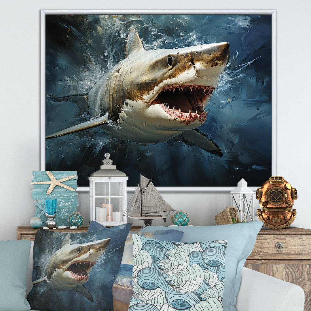 Sark Mako Momentum - Shark Living Room Wall Art
