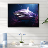 Oceans Purple Ghost Shark Photography - Shark Wall Art Prints