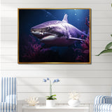 Oceans Purple Ghost Shark Photography - Shark Wall Art Prints