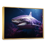 Oceans Purple Ghost Shark Photography - Shark Wall Art Prints