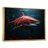 Oceans Red Ghost Shark Photography - Red Shark Wall Art