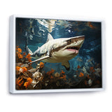 Shark Ballet Painting - Gray Shark Wall Art