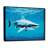 Tiger Shark Territory - Shark Living Room Wall Art