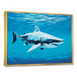 Tiger Shark Territory - Shark Living Room Wall Art