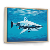 Tiger Shark Territory - Shark Living Room Wall Art