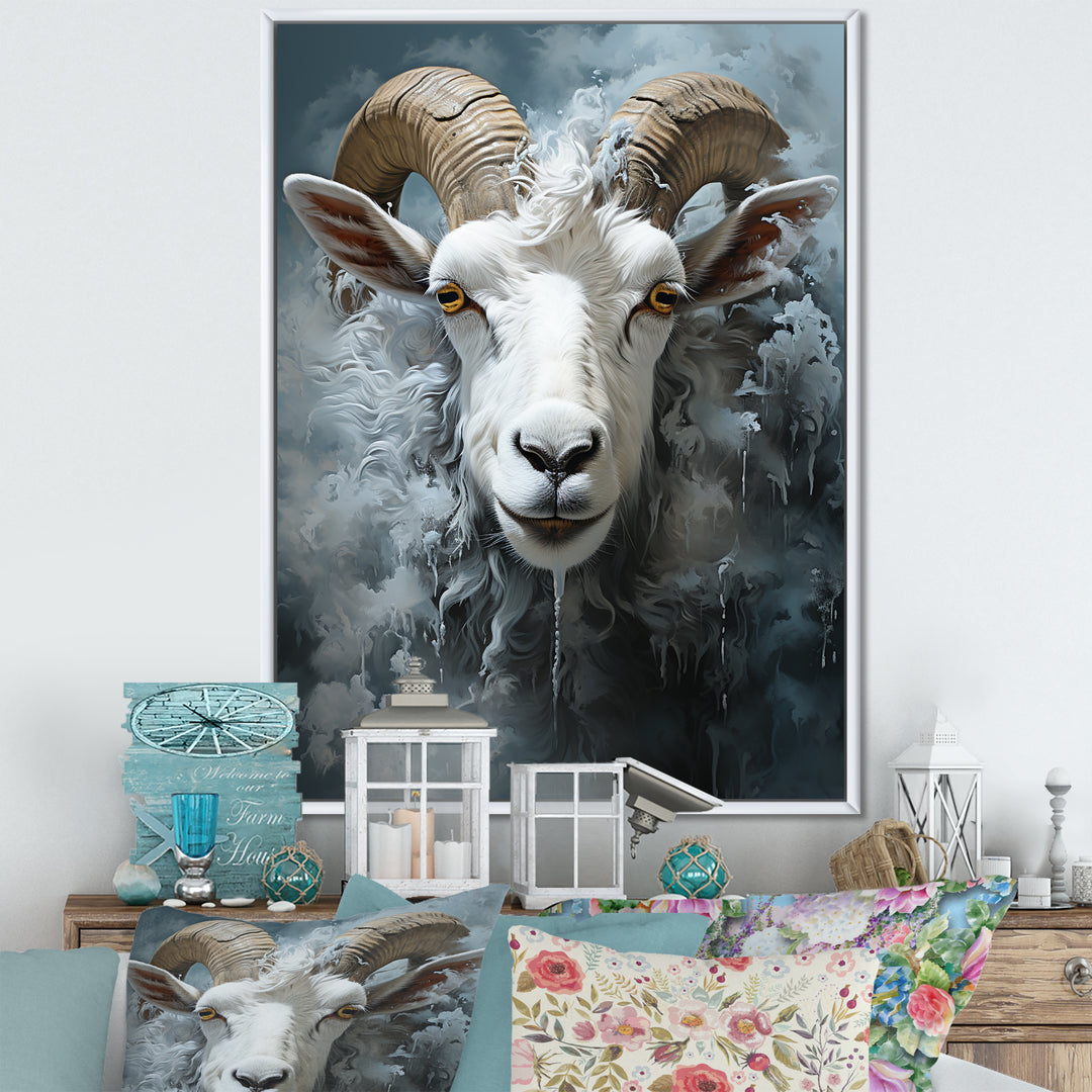 Moody Minimalism Sheep - Sheep Wall Decor