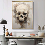 Skeletal Elegance - Animals Canvas Wall Art