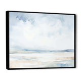 Minimalism Cloudy Sky Scenery II - Landscapes Canvas Wall Art