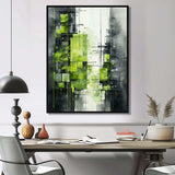 Lime Lofts Skyscraper City Horizon II - Architecture Canvas Wall Art