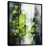 Lime Lofts Skyscraper City Horizon II - Architecture Canvas Wall Art