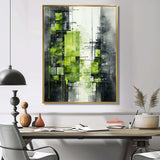 Lime Lofts Skyscraper City Horizon II - Architecture Canvas Wall Art