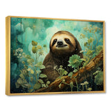 Sloth Jade Journey - Sloth Wall Art Prints